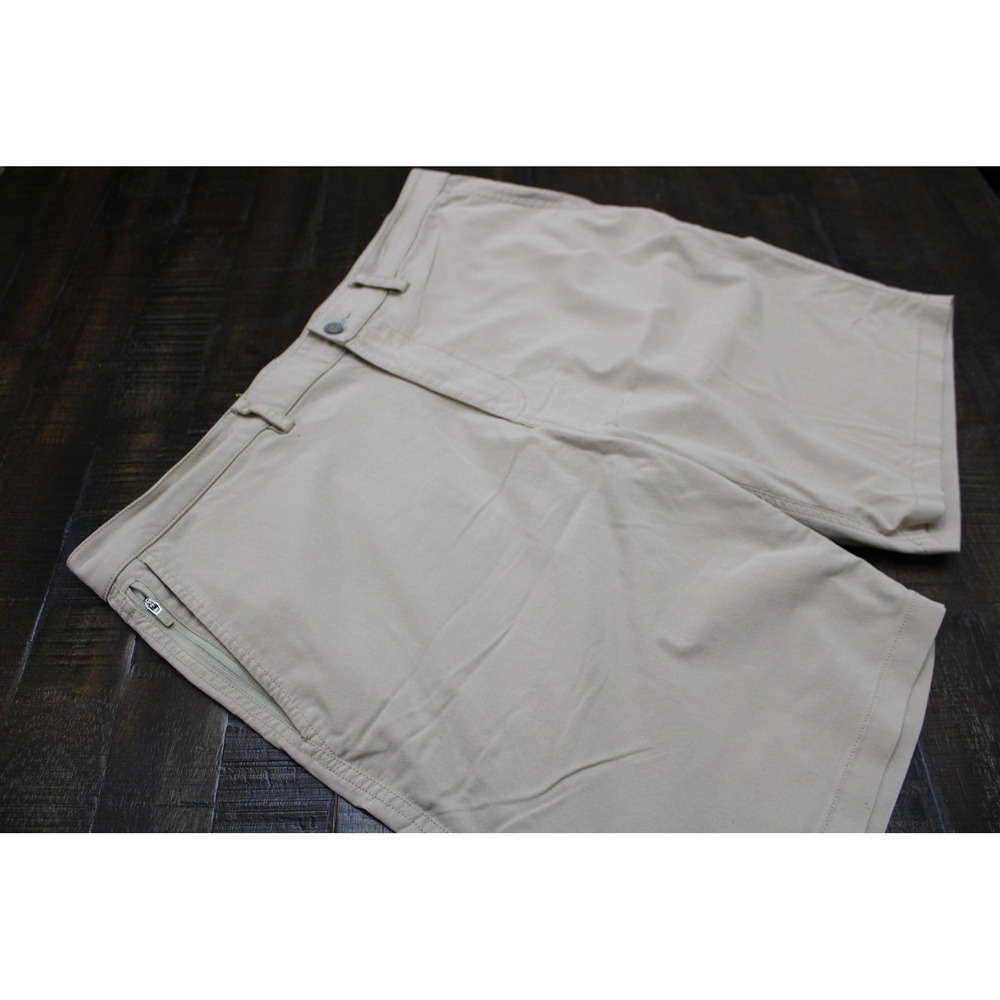 Tasc Performance Shorts Mens 38 Tailored Fit Beige Stretch Chino Summer 9 Inch